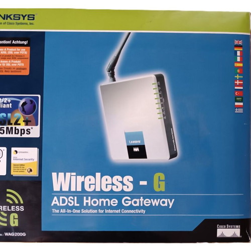 Linksys WAG200G Wireless-G ADSL Home Gateway used