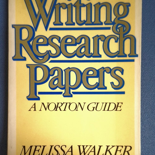 Writing Research Papers: A Norton Guide book like new