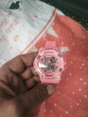 Am:pm digital watch pink like new, women's