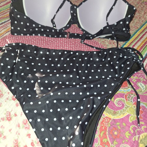 Shein bikini new, black and white, size XXL
