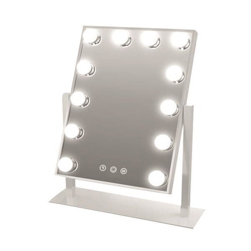 Touch Makeup Mirror 12 LED 30x40cm HYH-170 White new
