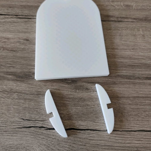 Keychain Display Stand new, white minimal