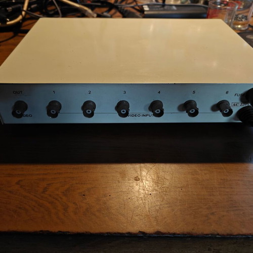 6-Channel Video Switcher used for CCTV