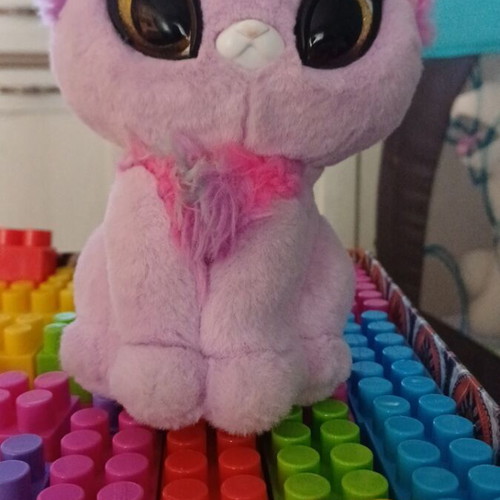 My Fuzzy Friends Magic Whisper Kitty Zoey pink like new