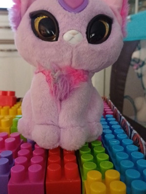 My Fuzzy Friends Magic Whisper Kitty Zoey pink like new