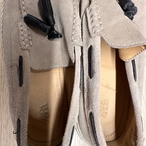 Zara men's casual shoes beige size 42