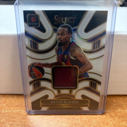 Kevin Punter 2025-26 Panini Select EuroLeague Jersey Patch white new
