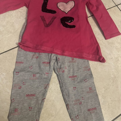 Girls' clothing set for 2 years old