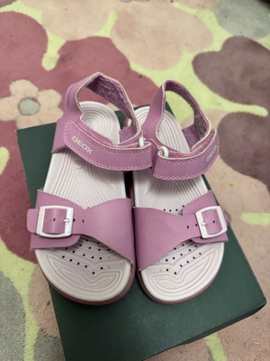 Geox pink sandals like new, anatomical, size 30