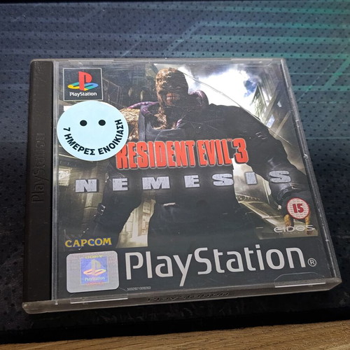Resident Evil 3 PS1 game used, complete with manuals