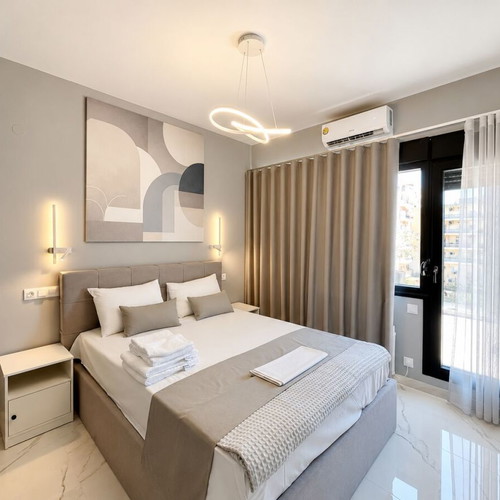 Apartment 2 bedrooms renovated penthouse with large terrace in Thessaloniki center