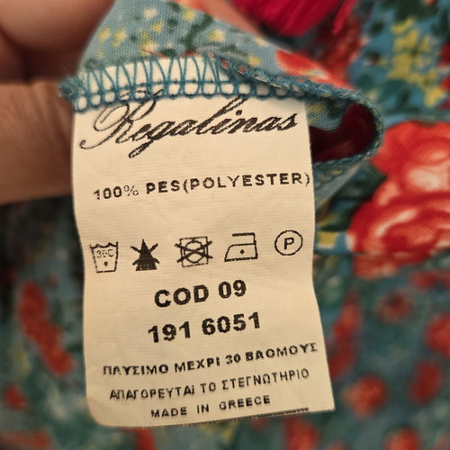 Regalinas long floral dress like new, size S/M, multicolor