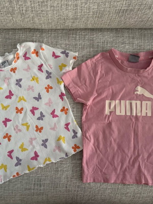 Baby t-shirts 1-2 years like new for girl