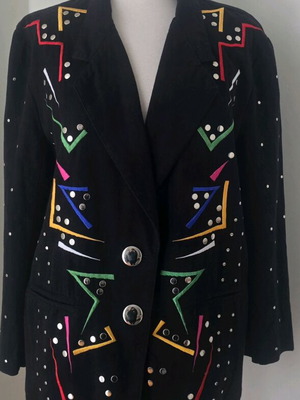 Vintage Audacity blazer used, multicolor, size Large