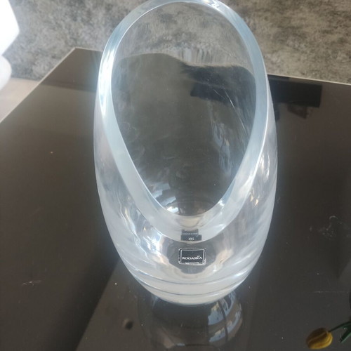 Rogaska crystal vase like new, handmade