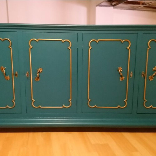French buffet petrol like new, dimensions 2.24x0.97x0.58 m
