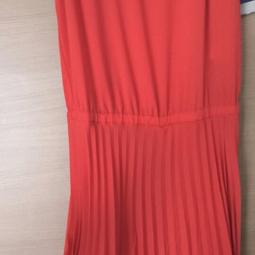 Devotion summer dress with pleated skirt, front and back opening, like new, size S