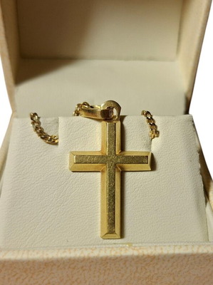 Gold cross 18K like new