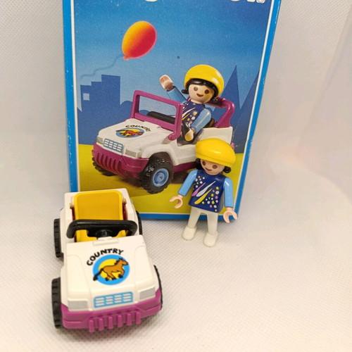 Playmobil 3067 child with toy car like new, open box