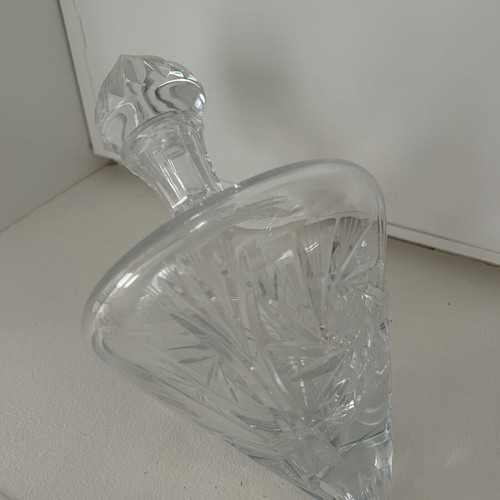 Vintage crystal carafe, 26cm height, 17cm diameter