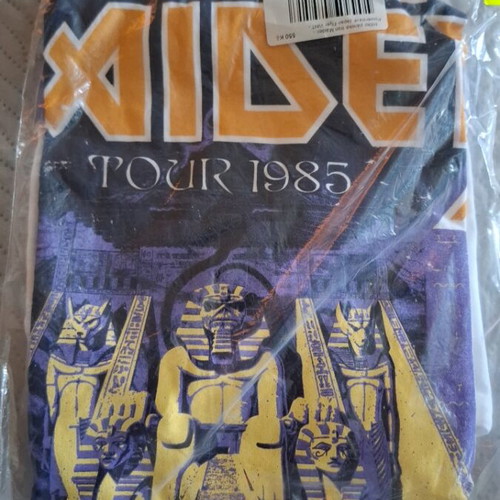 Iron Maiden licensed T-shirt, Gildan, size L, white