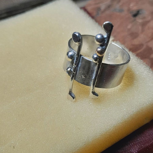 Handmade silver 925 ring with adjustable band new