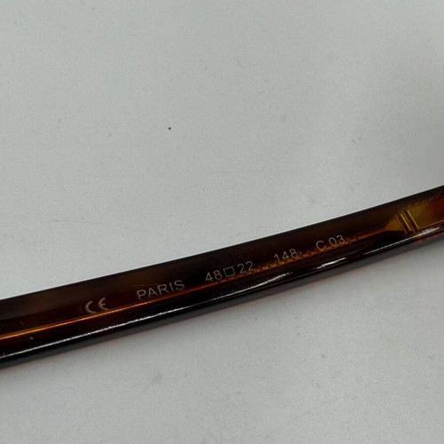 Lance France Eyewear Paris 48-22 with case, tortoise, like new