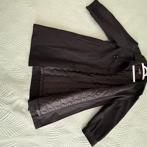 Ambrelle women's trench coat like new, size 38, black