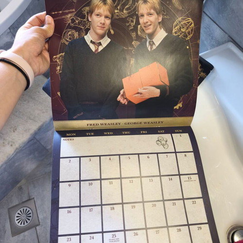 Harry Potter 2025 calendar like new