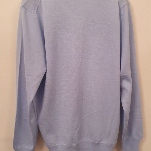 Light blue pullover sweater, size M