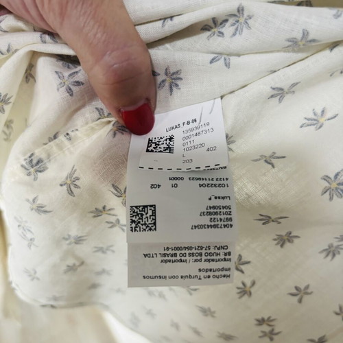 Boss shirt with floral pattern like new, size L