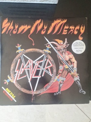 Slayer Show No Mercy Double LP 45 RPM DMM 1988 near mint with poster