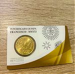  Pope Francis - Stamp & Coincard No. 39, 2021, Vatican