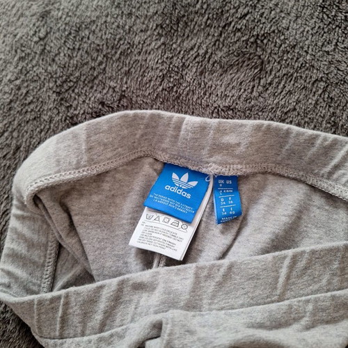 Adidas gray sports leggings used, size small