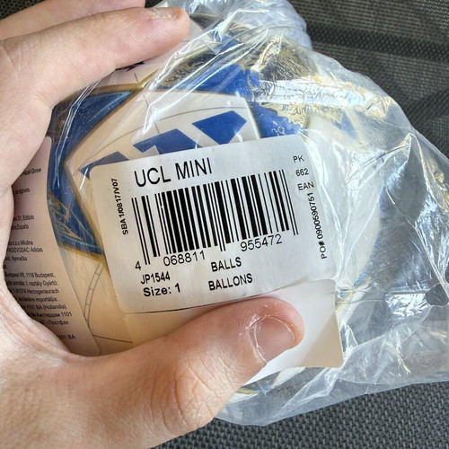 Adidas UEFA Champions League Mini Ball Size 1 new, authentic