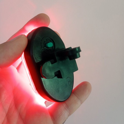 Bicycle light used, functional with batteries included