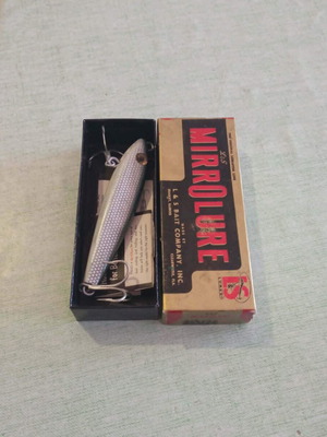 L&S MirrOlure Vintage Artificial Fishing Lure with Original Box & Leaflet