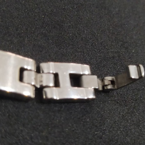 Steel men's bracelet used with 750 18k gold details