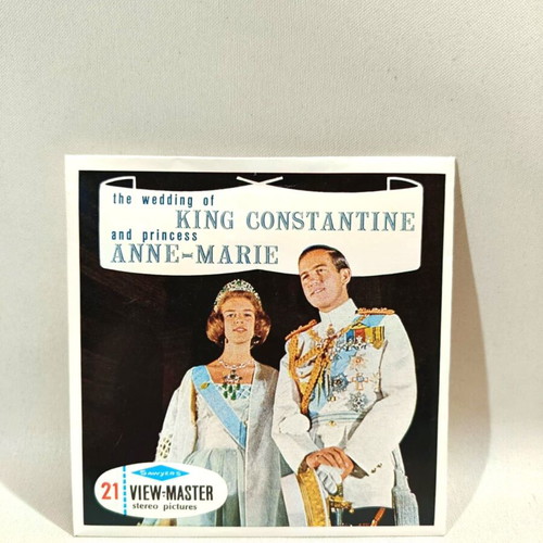 View Master reel new, wedding of Greek royal couple 60s