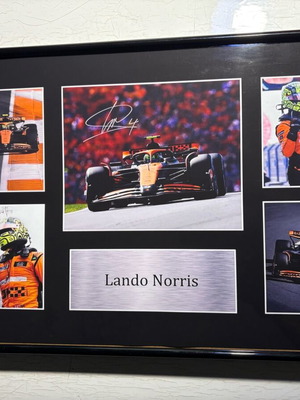 Lando Norris A3 Signed Poster new, collectible