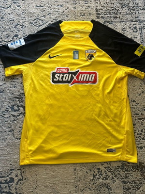 Φανέλα ΑΕΚ Moukoudi επίσημη φορεμένη match worn