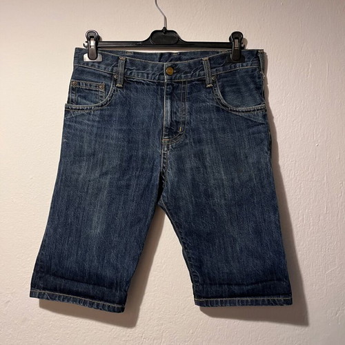 Carhartt Men Cargo Shorts Slim Bermuda used, size 30, blue