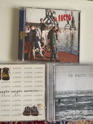 De Facto 3 CD used set