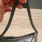 Hunter shoulder bag silver like new
