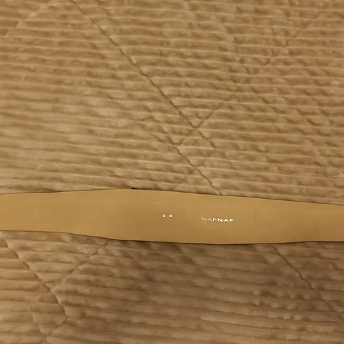 Naf Naf Women's Leather Belt Like New Black Size 85