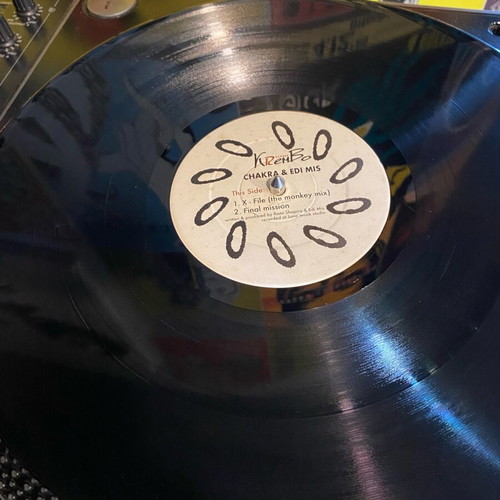 Chakra Goa Trance vinyl record used, electronic