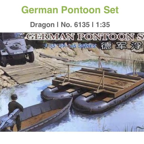 1/35 Dragon No. 6135 German Pontoon Set new
