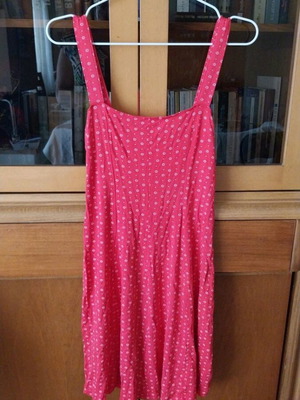 Dress red and white Bershka like new, size L