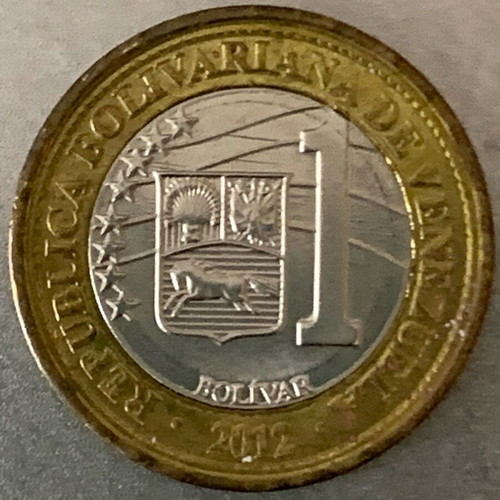 Venezuela coins like new, 3 pieces from 2007 and 2012
