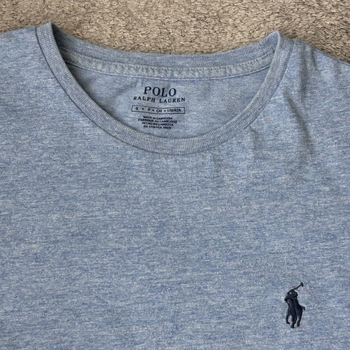 Polo Ralph Lauren men's cotton jersey t-shirt S used, blue